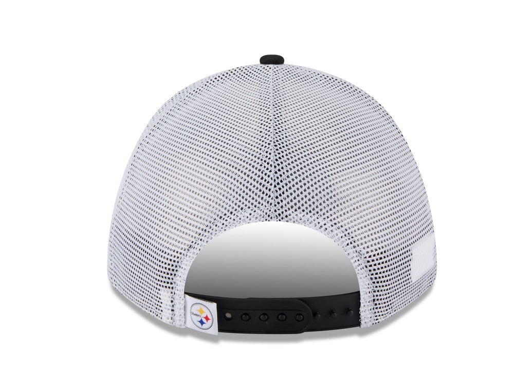 New Era Pittsburgh Steelers Official Team Color Edition 9Forty M Crown A Frame Trucker Snapback Hat