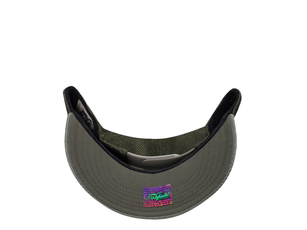 Hatfield Soft Lime Ivory Dark Green Trucker Snapback Hat