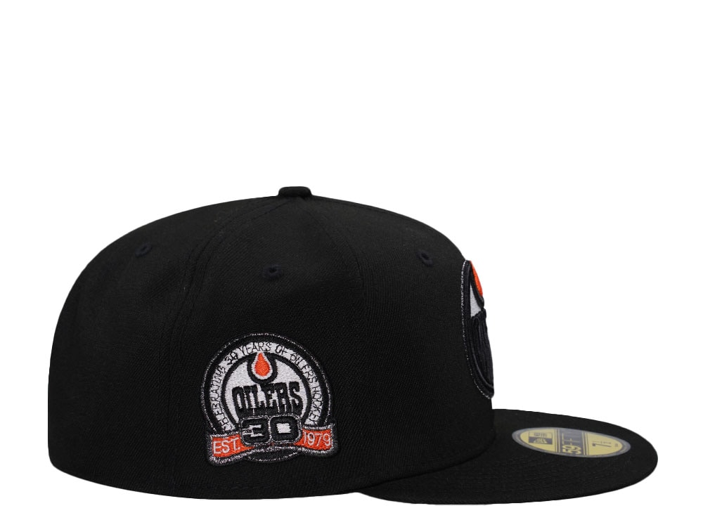 New Era Edmonton Oilers 30th Anniversary Metallic Prime Edition 59Fifty Fitted Hat