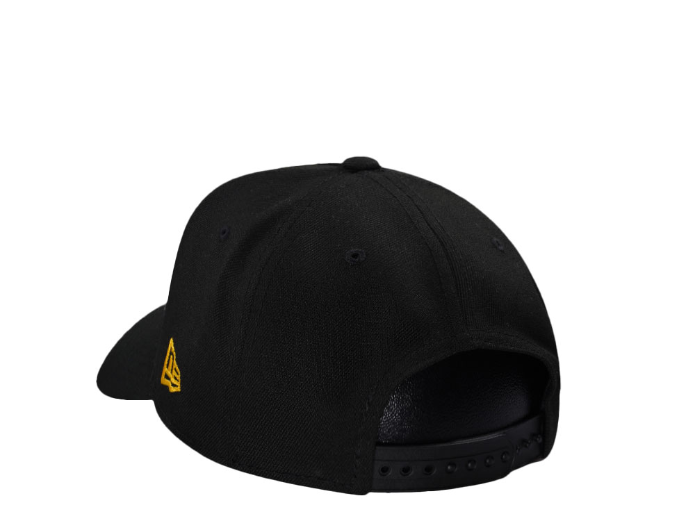 New Era Los Angeles Lakers Blackout Prime Edition 9Forty A Frame Snapback Hat