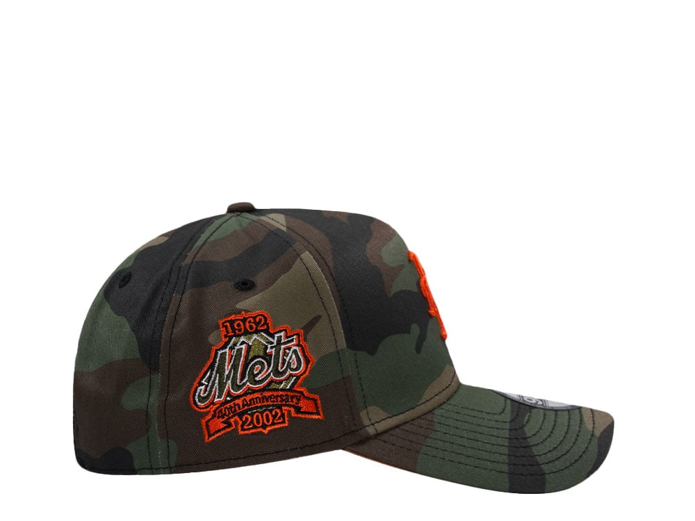 New Era New York Mets 40th Anniversary Camo Edition 9Forty A Frame Snapback Hat