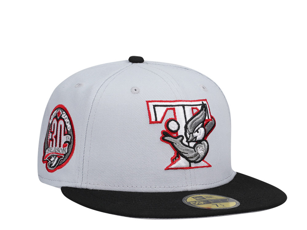 New Era Toronto Blue Jays 30th Season Graphite Shine Two Tone Edition 59Fifty Fitted Hat