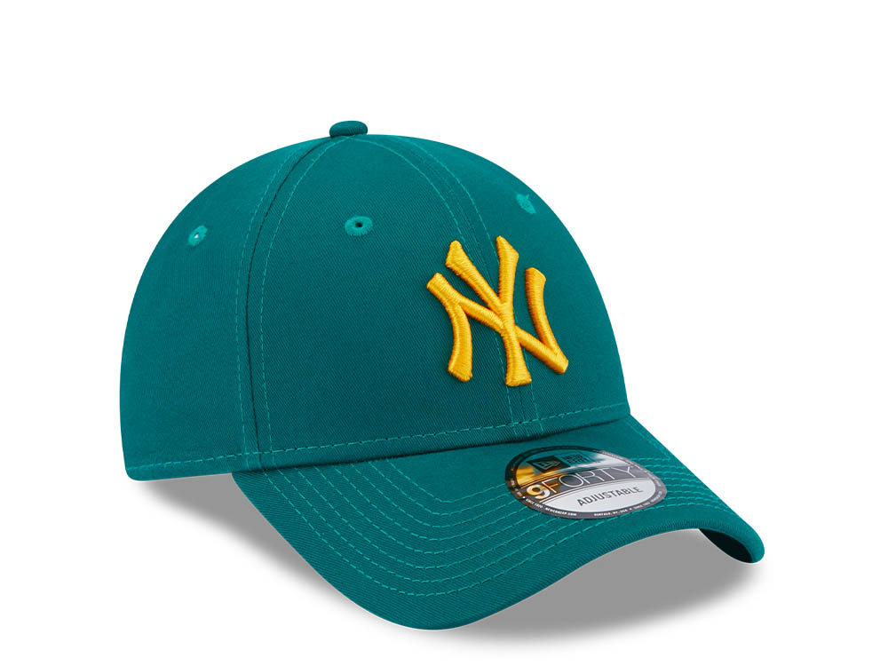 Casquette New Era 9Forty - New York Yankees, Vert Forêt | Couronne Structurée, Sangle Réglable - 11