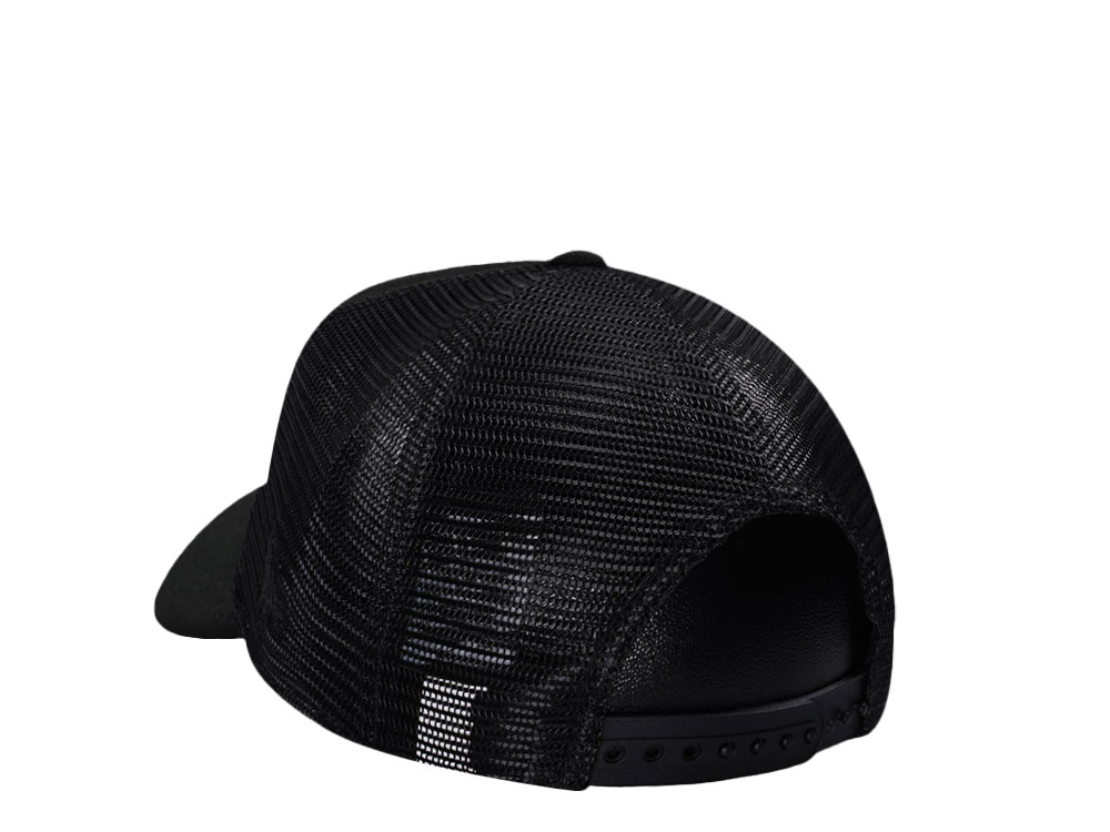 New Era New England Patriots Black Foam Trucker 9Forty A Frame Snapback Hat