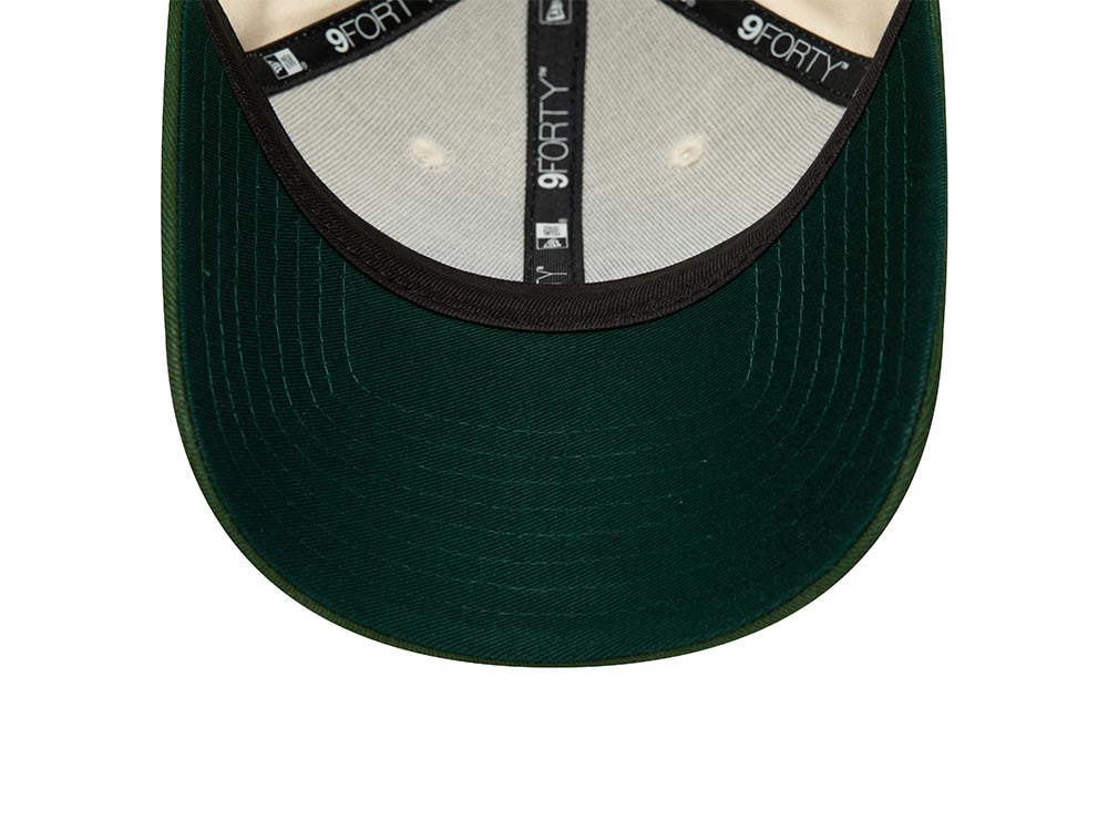 New Era Oakland Athletics Cream Two Tone Edition 9Forty Strapback Hat