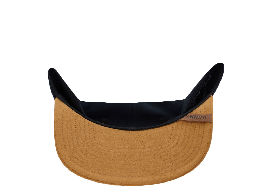 Djinns Jersey Patch Black 6 Panel Snapback Hat