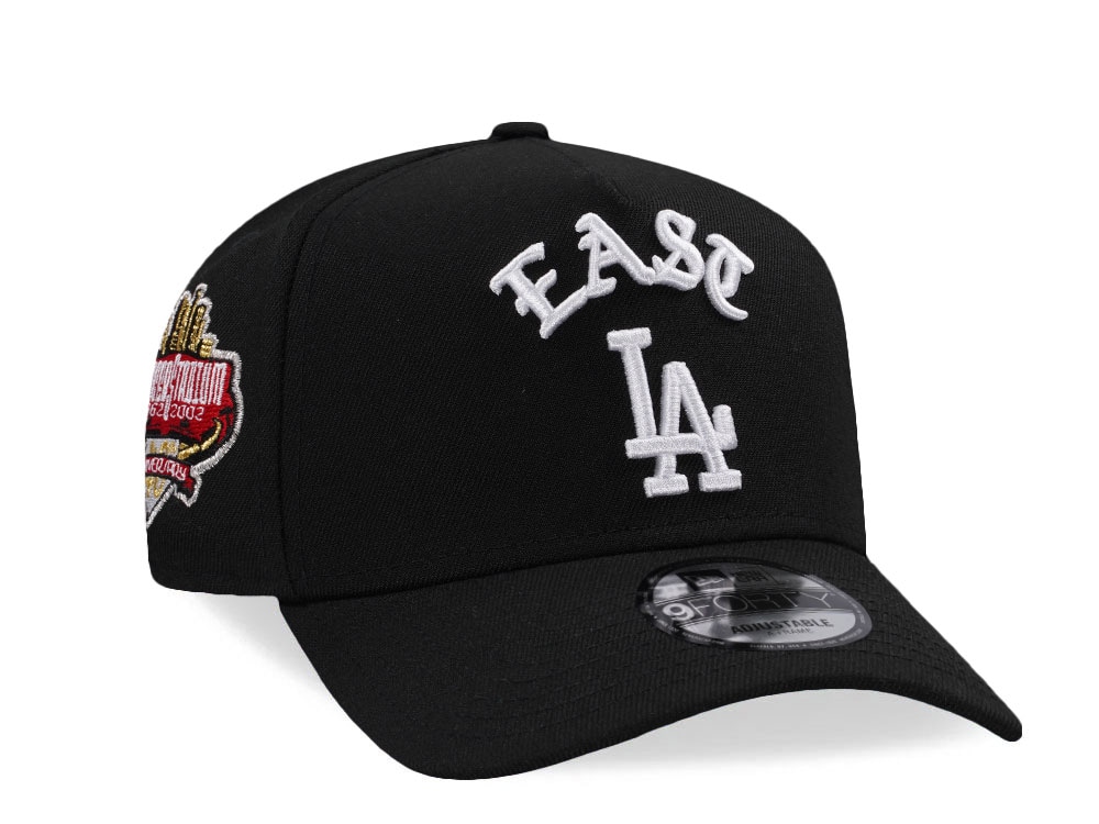 New Era Los Angeles Dodgers 40th Anniversary Black Prime Edition 9Forty A Frame Snapback Hat