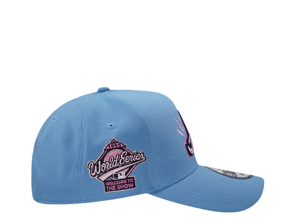 New Era Anaheim Angels 35th Anniversary Sky Pink Prime Edition 9Forty A Frame Snapback Hat