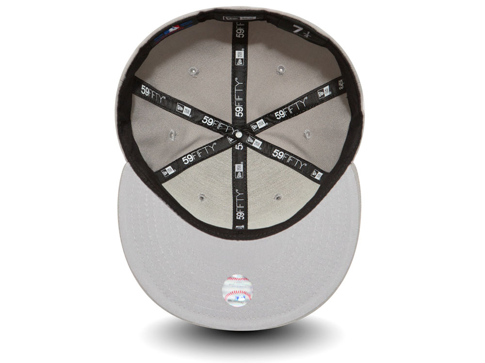 New Era Los Angeles Dodgers Plain Gray Prime Edition 59Fifty Fitted Hat
