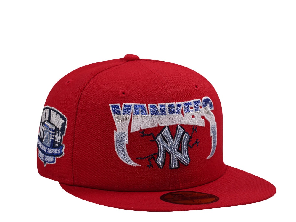 New Era New York Yankees Subway Series Scarlet Prime Edition 59Fifty Fitted Hat