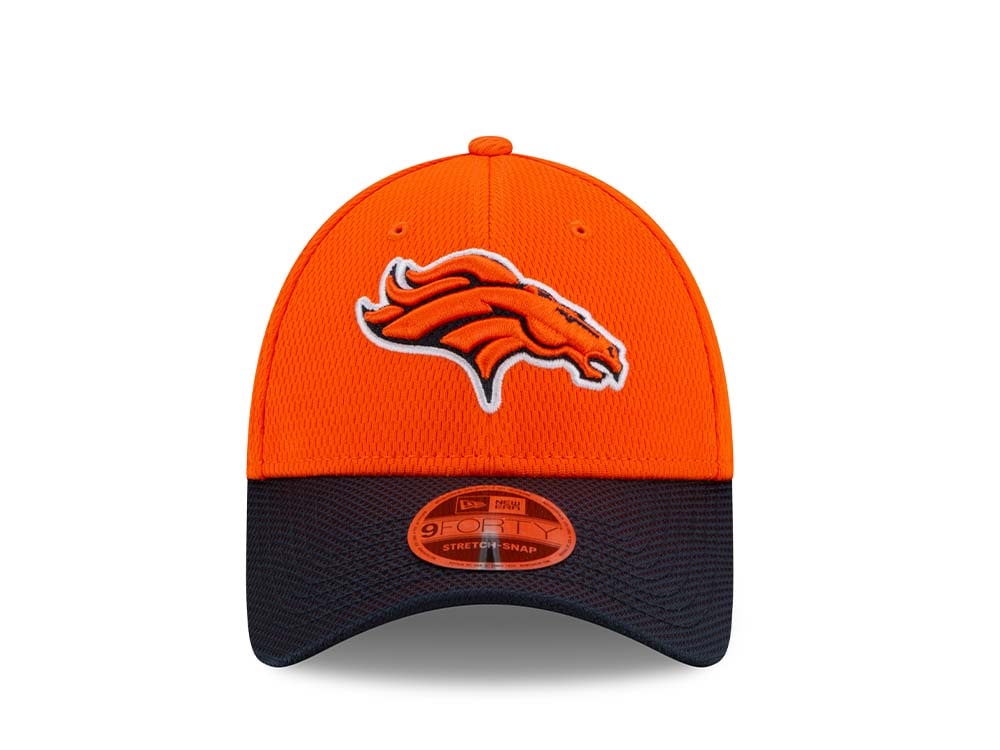 New Era Denver Broncos Road Sideline 9Forty Stretch Snapback Hat