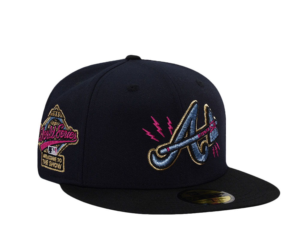 New Era Atlanta Braves World Series 1995 Black Prime Edition 59Fifty Fitted Hat