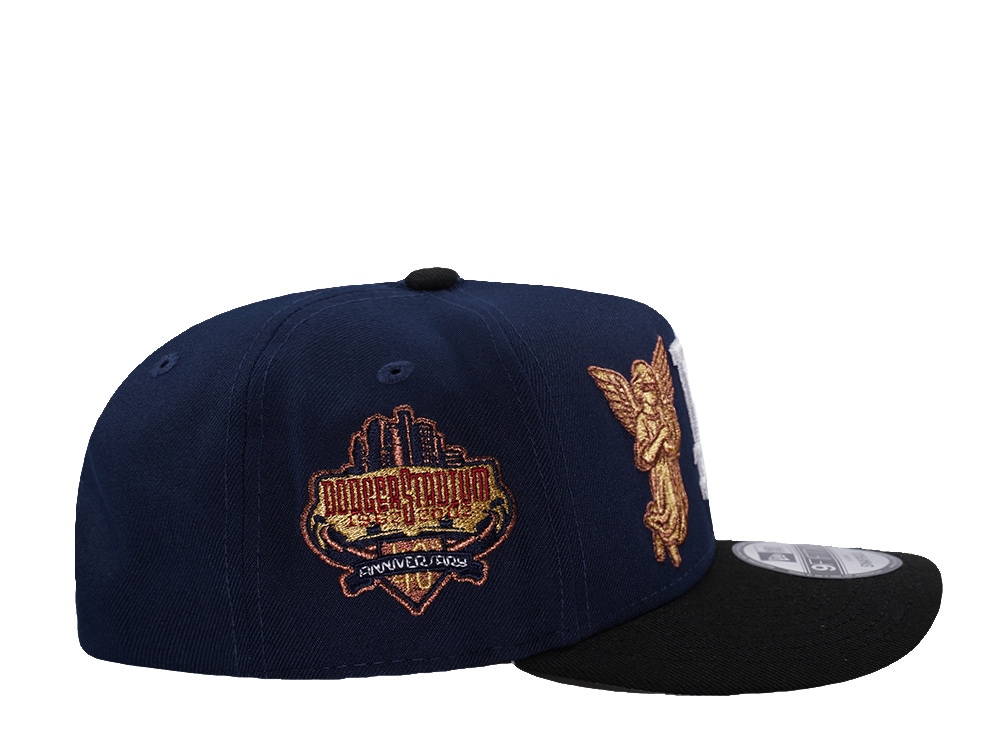 New Era Los Angeles Dodgers 40th Anniversary Ocean Blue Two Tone Edition 9Fifty A Frame Snapback Hat