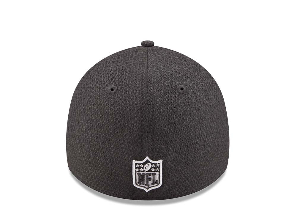 New Era Baltimore Ravens Gray Tech 39Thirty Stretch Hat