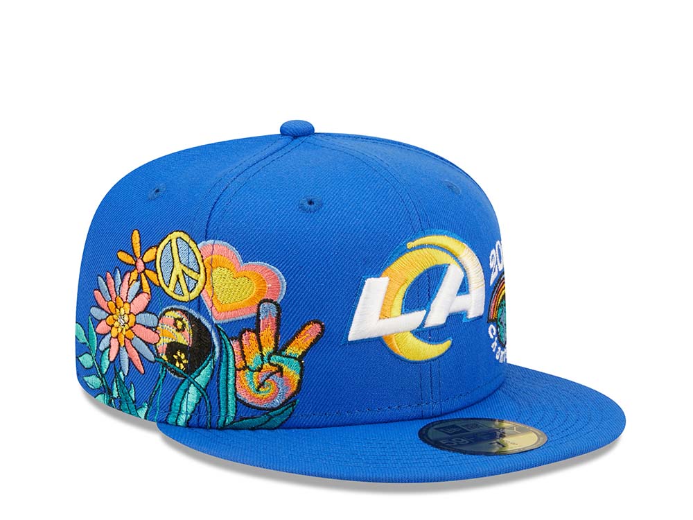 New Era Los Angeles Rams 2000 Champions - Blue Groovy Edition 59Fifty Fitted Hat