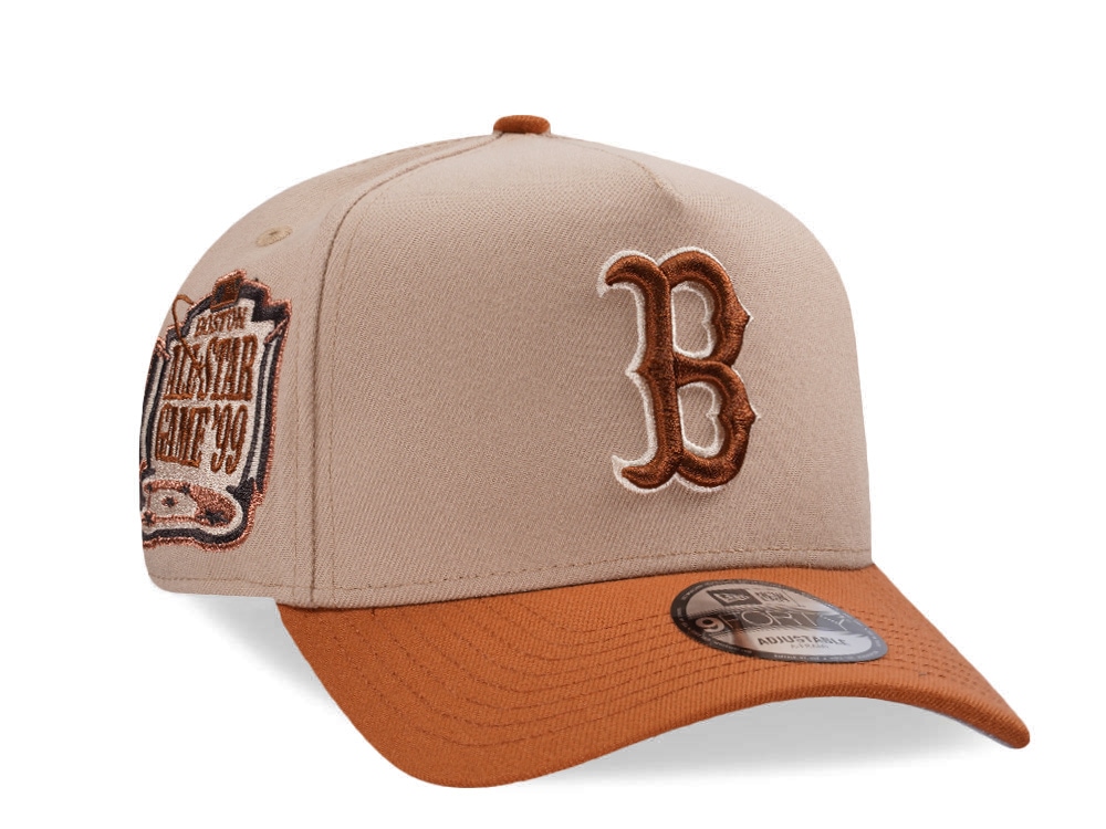 New Era Boston Red Sox All Star Game 1999 Pumpkin Spice Edition 9Forty A Frame Snapback Hat