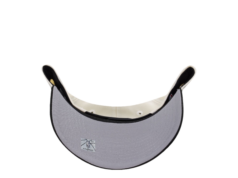 New Era Brooklyn Nets Classic Chrome Two Tone Edition 9Forty A Frame Snapback Hat