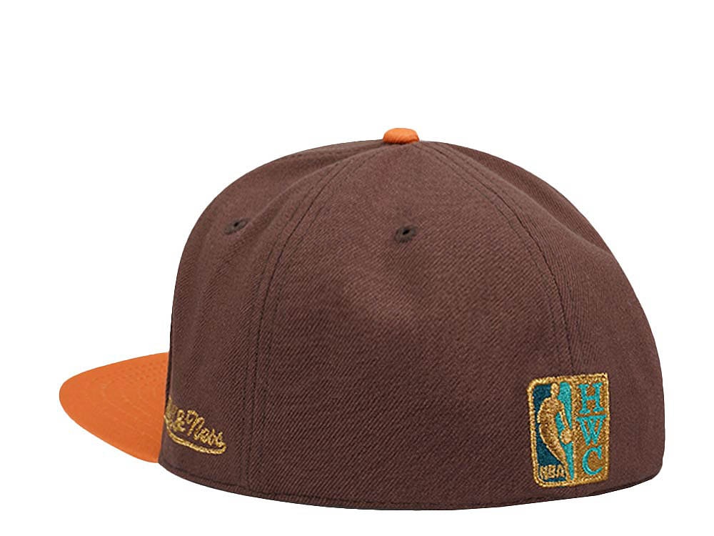 Mitchell & Ness Philadelphia 76ers All Star Game Copper Top Hardwood Classic Dynasty Fitted Hat