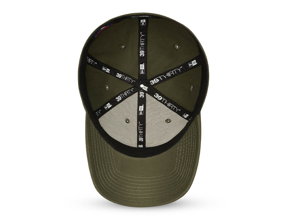 New Era New York Yankees League Essential Olive 39Thirty Stretch Hat
