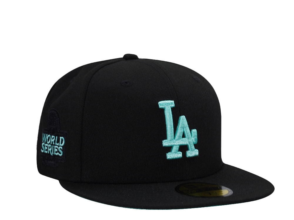 New Era Los Angeles Dodgers World Series 2024 Mint Detail Edition 59Fifty Fitted Hat