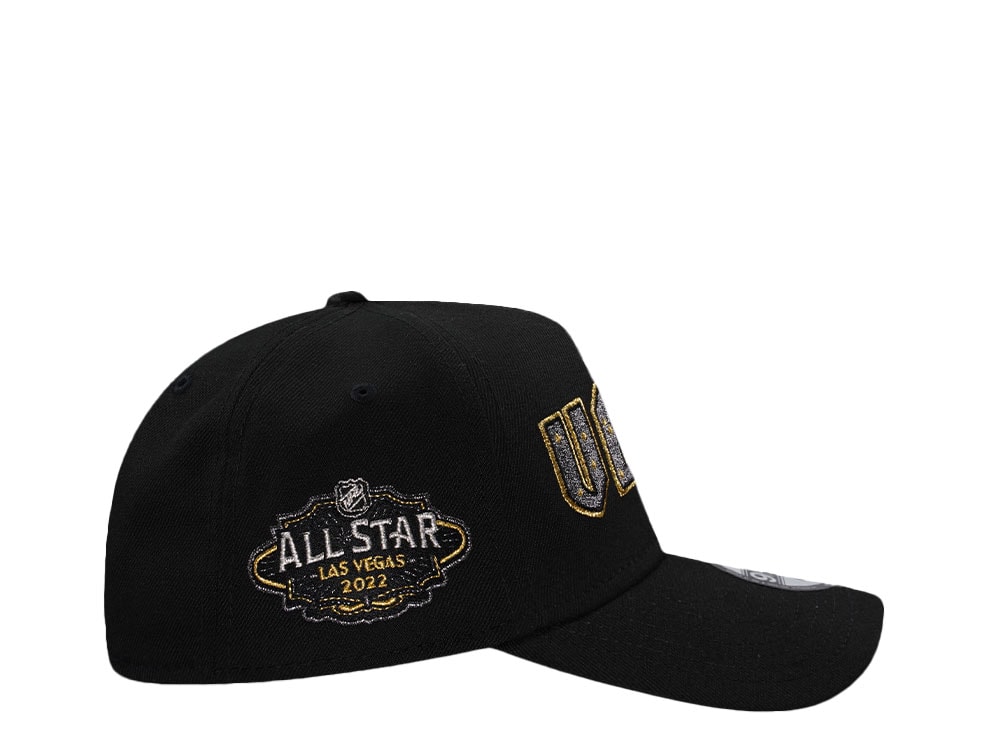 New Era Vegas Golden Knights All Star Game 2022 Black Prime Edition 9Forty A Frame Snapback Hat
