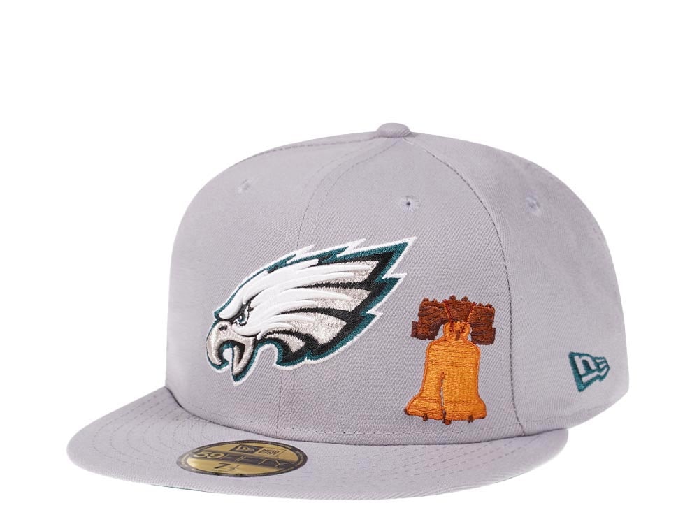 New Era Philadelphia Eagles City Icons Grey Edition 59Fifty Fitted Hat