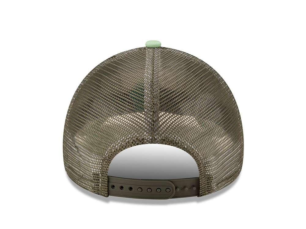 New Era Eagle Patch Trucker A Frame Snapback Hat