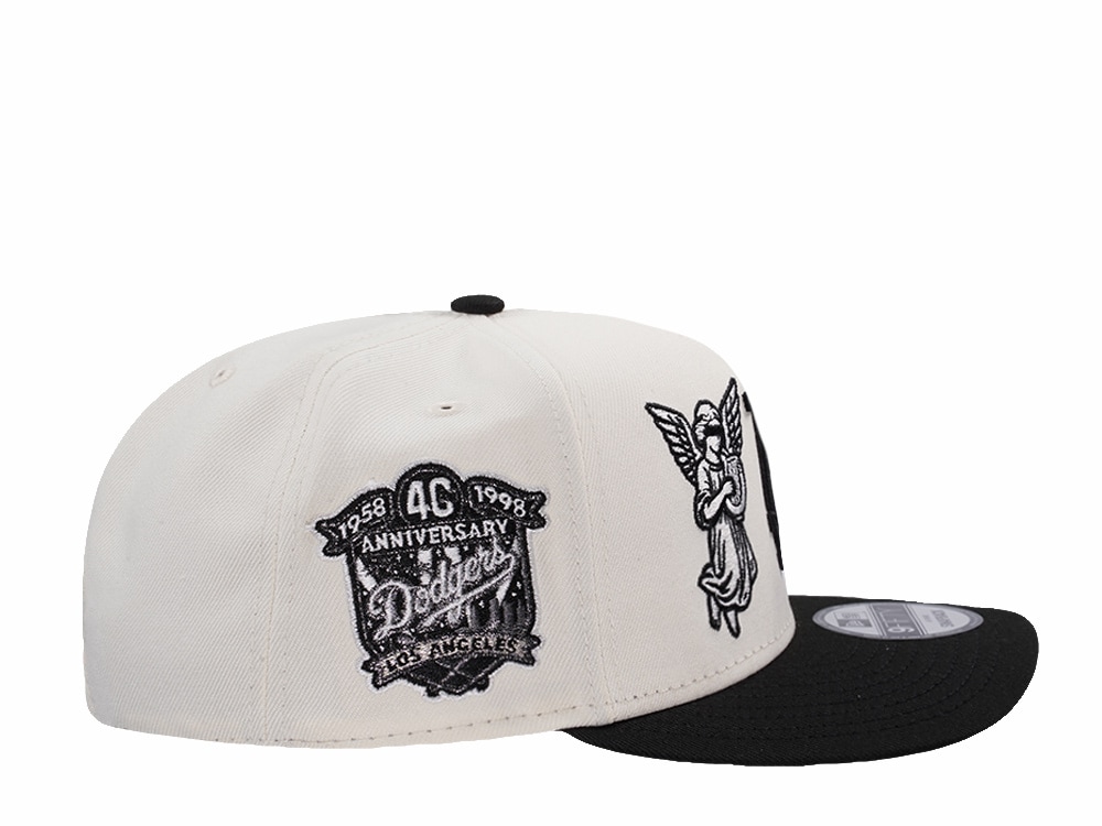 New Era Los Angeles Dodgers 40th Anniversary Angel Chrome Two Tone Edition 9Fifty A Frame Snapback Hat