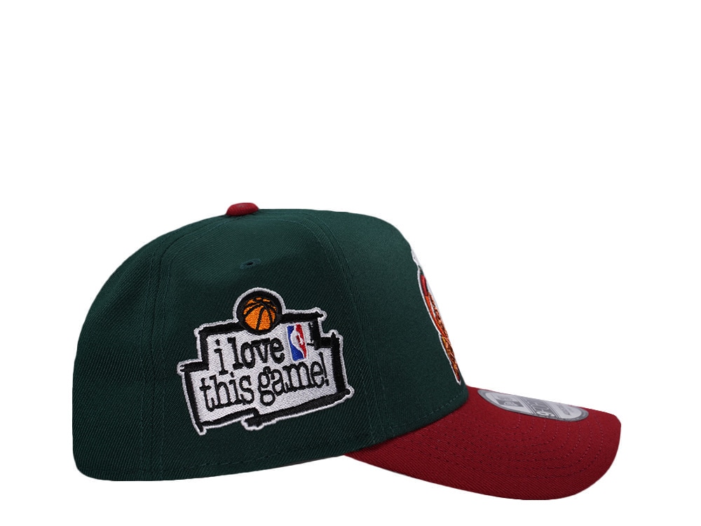 New Era Seattle Supersonics Love this Game Dark Green Two Tone Edition 9Forty A Frame Snapback Hat