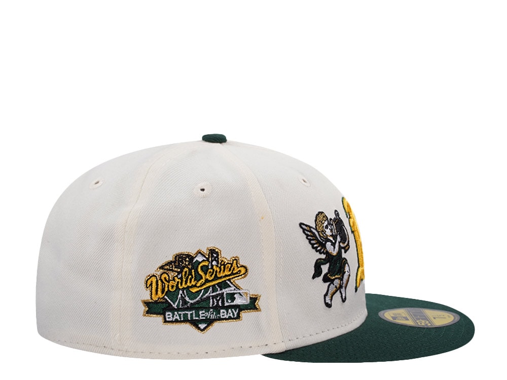 New Era Oakland Athletics World Series 1989 Cupid Chrome Two Tone Edition 59Fifty Fitted Hat
