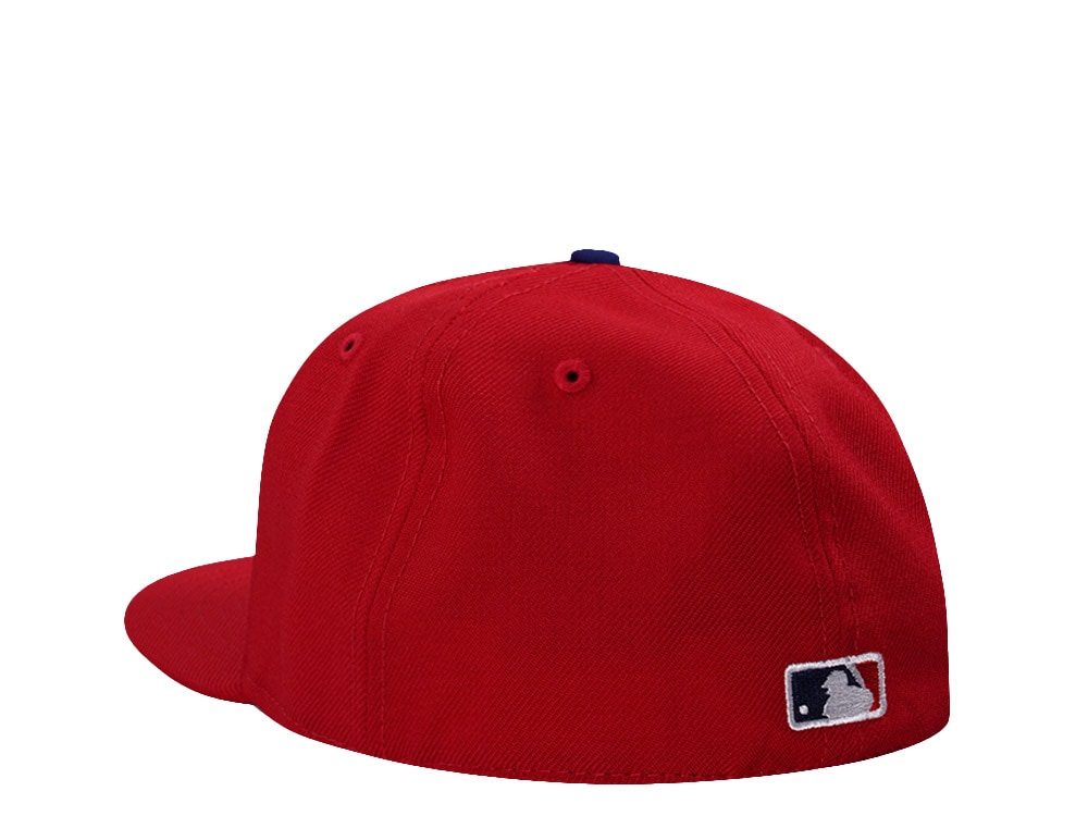 New Era Philadelphia Phillies Wool Authentic On-Field Scarlet Prime Edition 59Fifty Fitted Hat