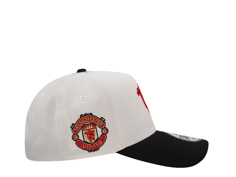 New Era Manchester United Fc Chrome Two Tone Edition 9Forty A Frame Snapback Hat