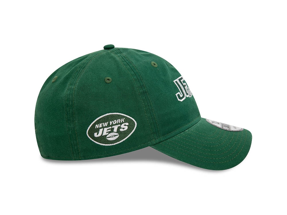 New Era New York Jets NFL Script Green 9Twenty Strapback Hat