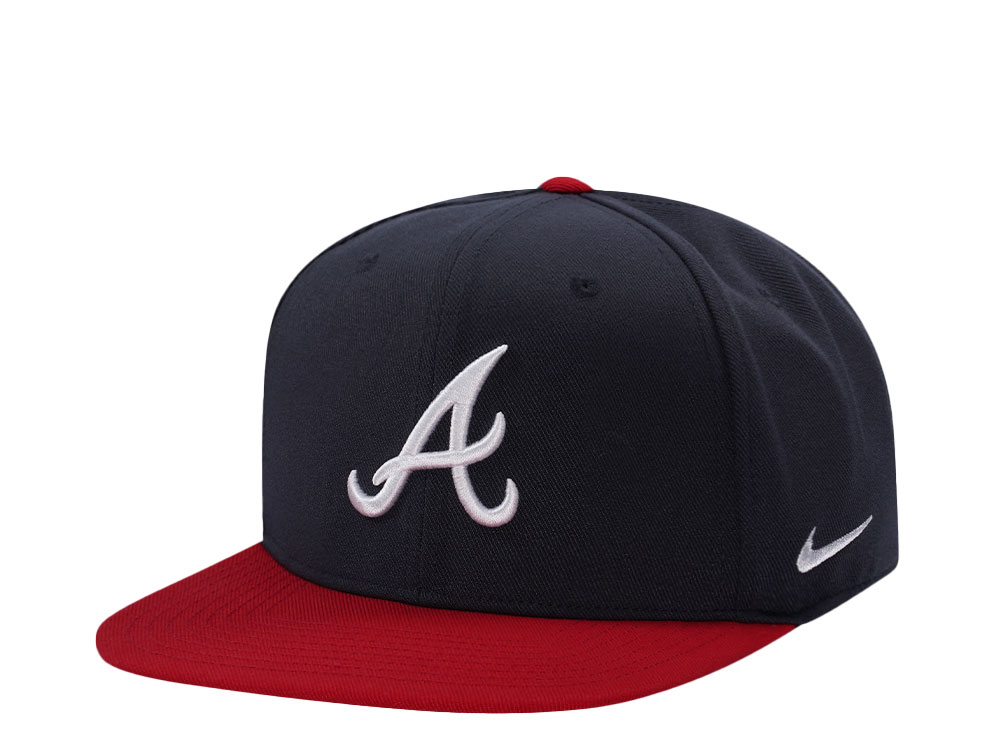 Nike Atlanta Braves Dri-Fit Pro Navy Two Tone Edition Snapback Hat