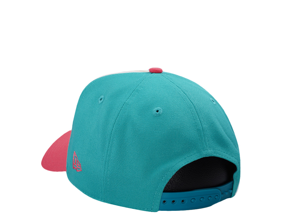New Era Miami Heat Coral Two Tone Edition 9Forty A Frame Snapback