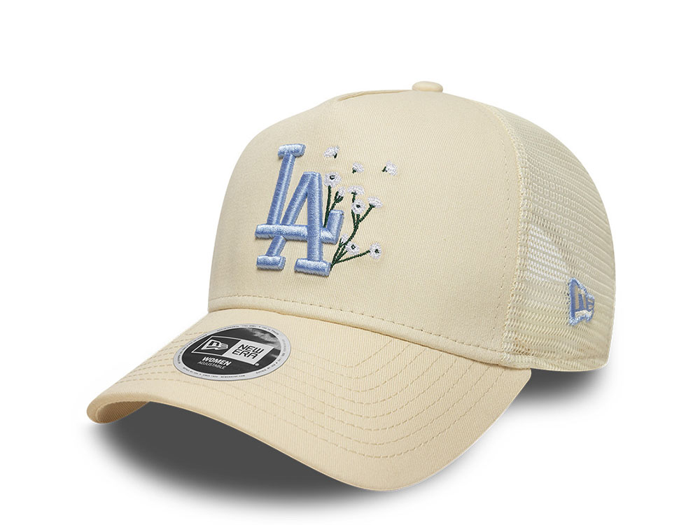 New Era Los Angeles Dodgers Floral 9Forty Womens A Frame Trucker Snapback Hat