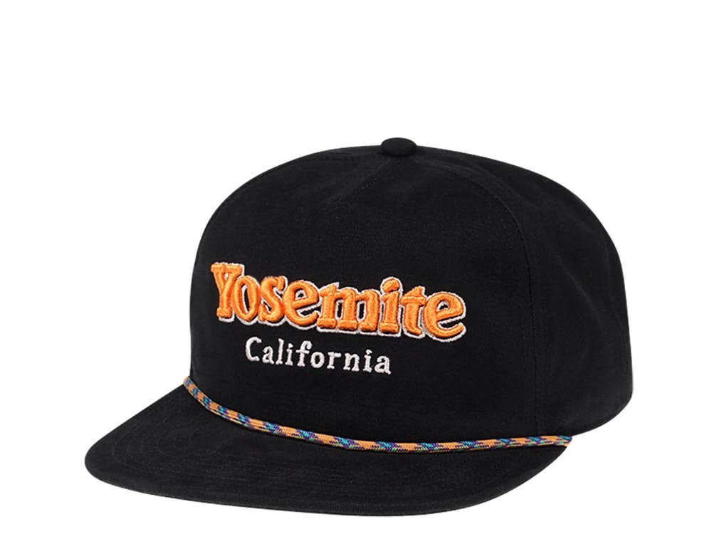 American Needle Yosemite National Park Coachella Black Snapback Hat
