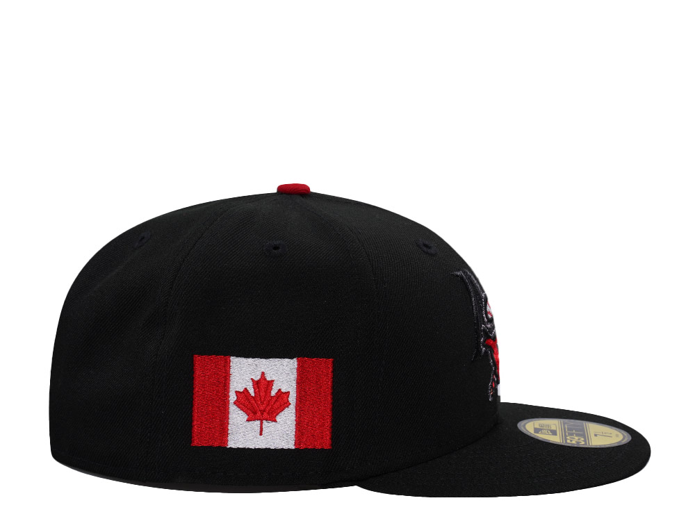 New Era Medicine Hat Blue Jays Canada Black Prime Edition 59Fifty Fitted Hat