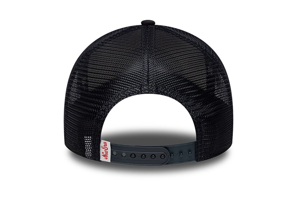 New Era Oval Foam Patch Stone Edition 9Forty A Frame Trucker Snapback Hat