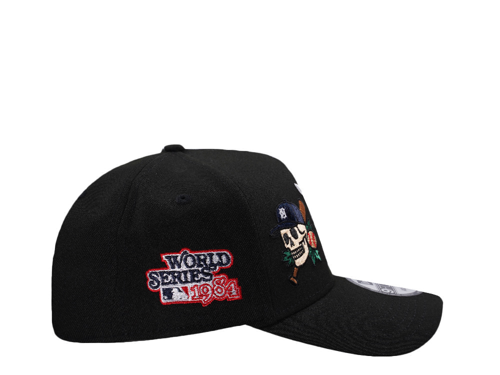 New Era Detroit Tigers World Series 1984 Tattoo Black Prime Edition 9Forty A Frame Snapback Hat