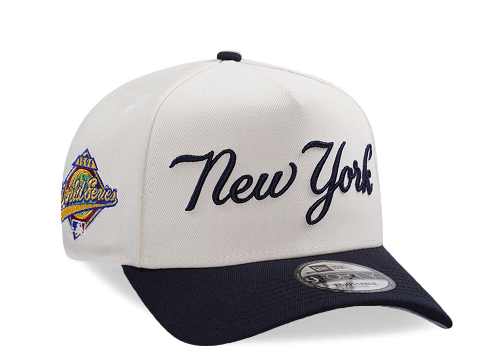 New Era New York Yankees World Series 1996 Chrome Two Tone Edition 9Forty A Frame Snapback Hat