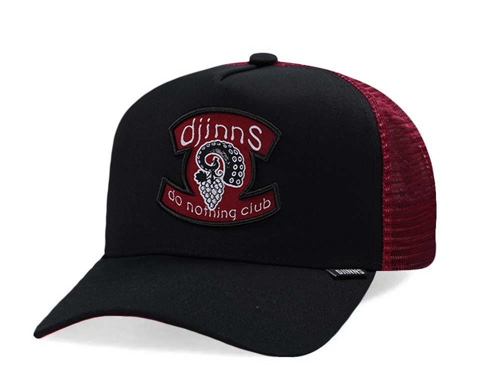Djinns HFT OctoGrape Black Trucker Snapback Hat