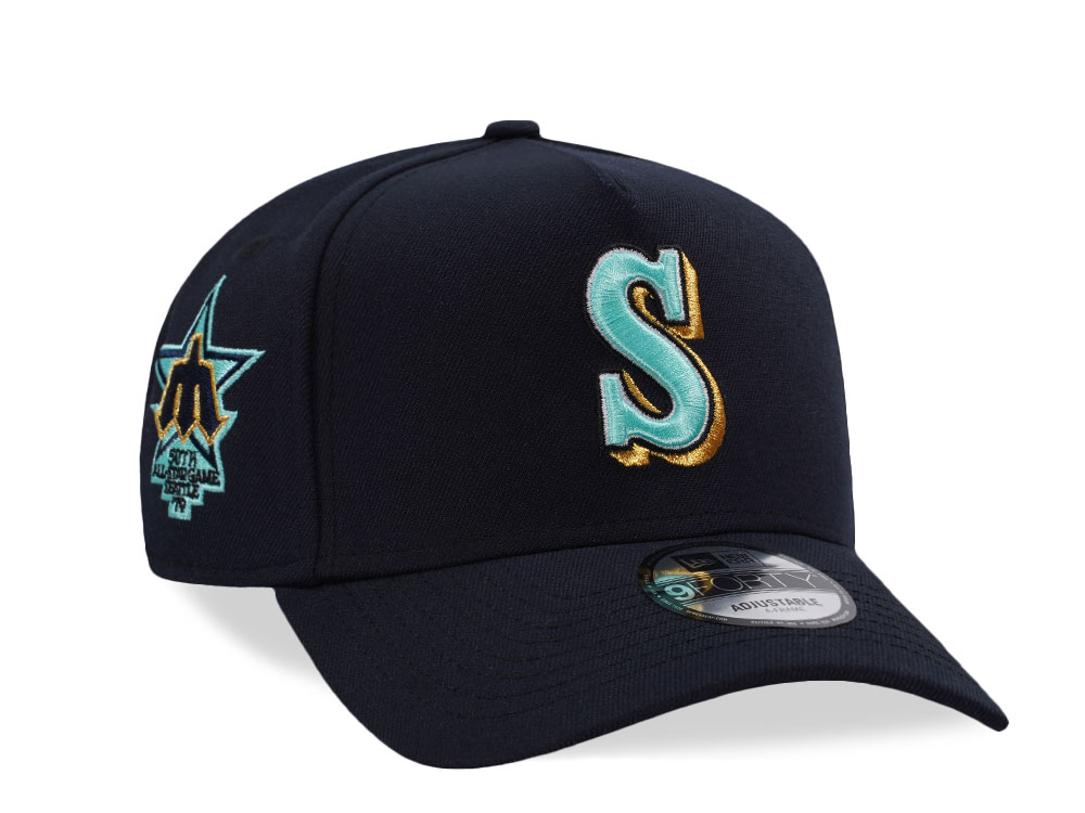 New Era Seattle Mariners All Star Game 1979 Navy Two Tone Edition 9Forty A Frame Snapback Hat