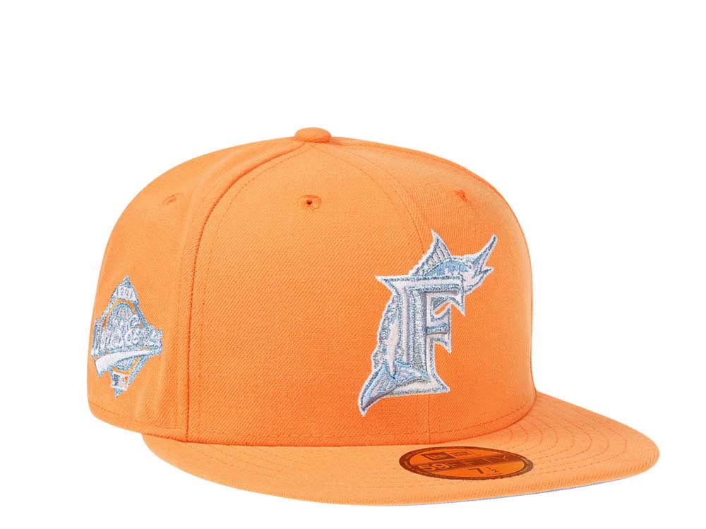 New Era Florida Marlins World Series 1997 Frozen Mango Edition 59Fifty Fitted Hat