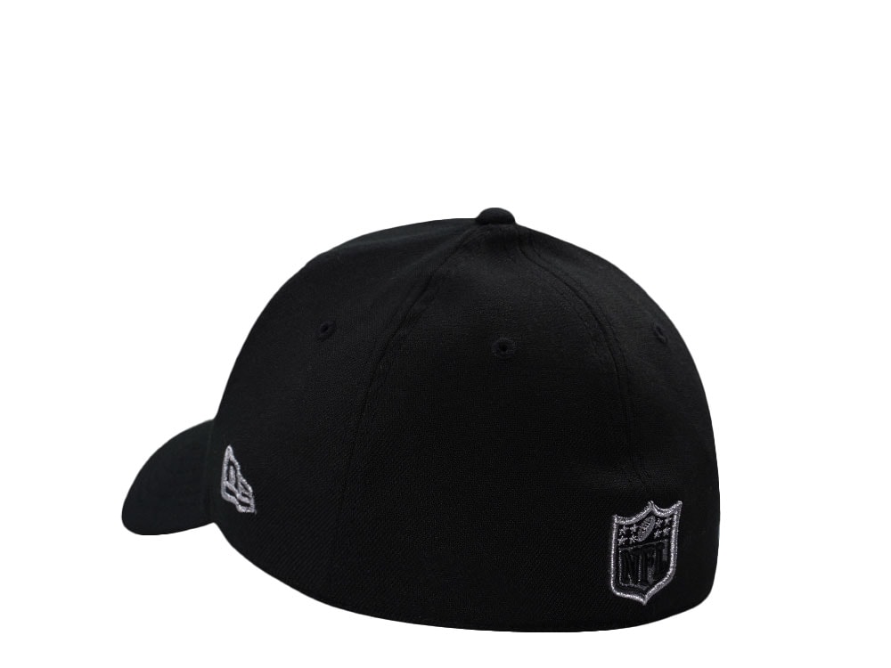 New Era Las Vegas Raiders Black Classic Edition 39Thirty Stretch Fit Hat