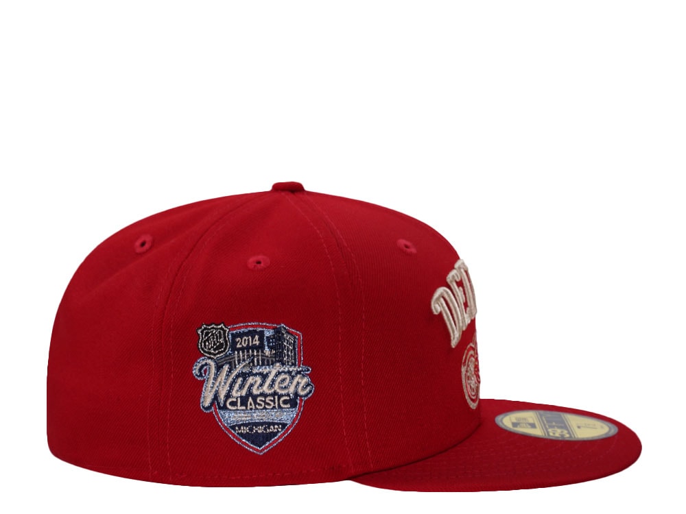 New Era Detroit Red Wings Winter Classic 2014 Scarlet Prime Edition 59Fifty Fitted Hat
