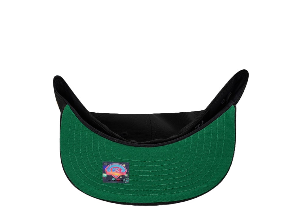 New Era Hartford Yard Goats Black Throwback Edition 59Fifty A Frame Fitted Hat