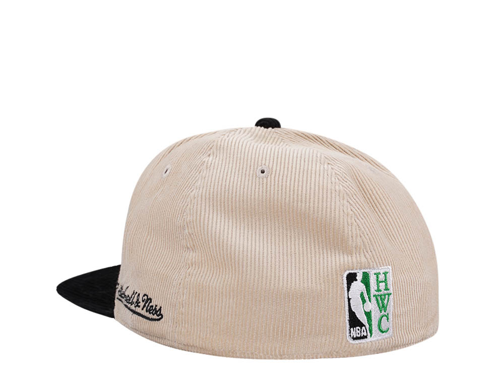 Mitchell & Ness Boston Celtics Finals 2008 Two Tone Hardwood Classic Cord Edition Dynasty Fitted Hat