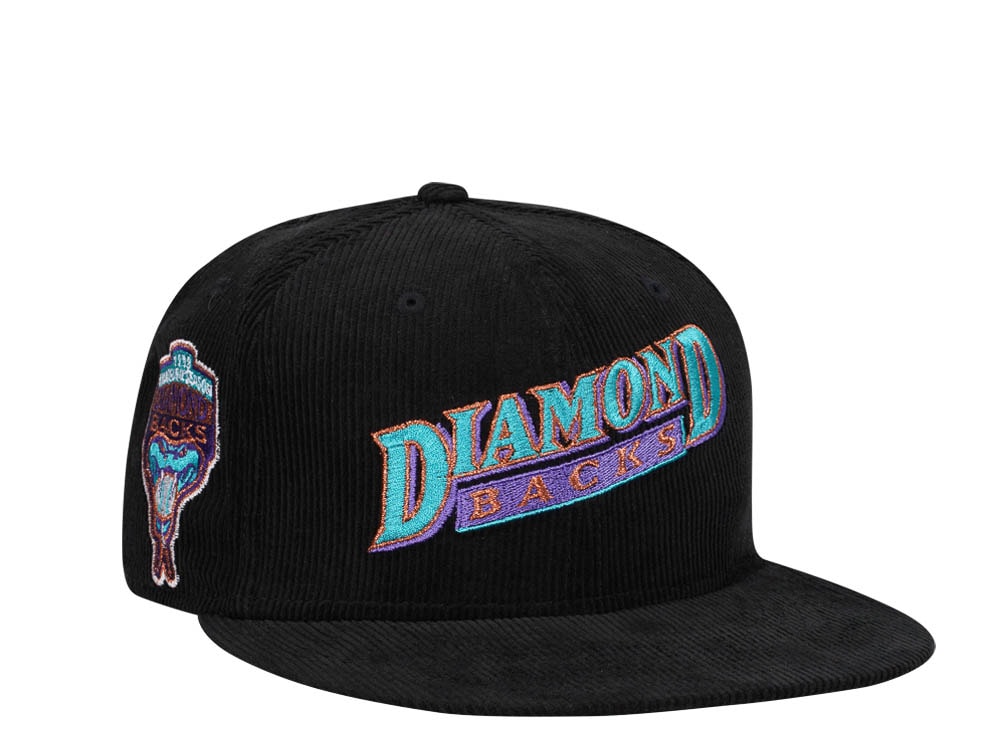 New Era Arizona Diamondbacks Inaugural Season 1998 Script Corduroy Edition 59Fifty Fitted Hat