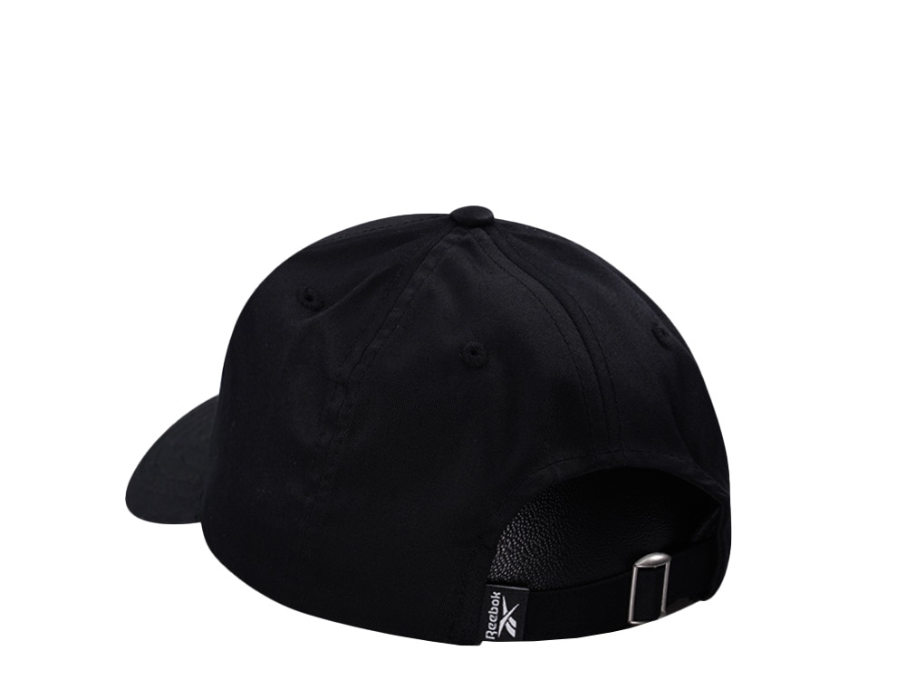 Reebok Mini Logo Black Strapback Hat